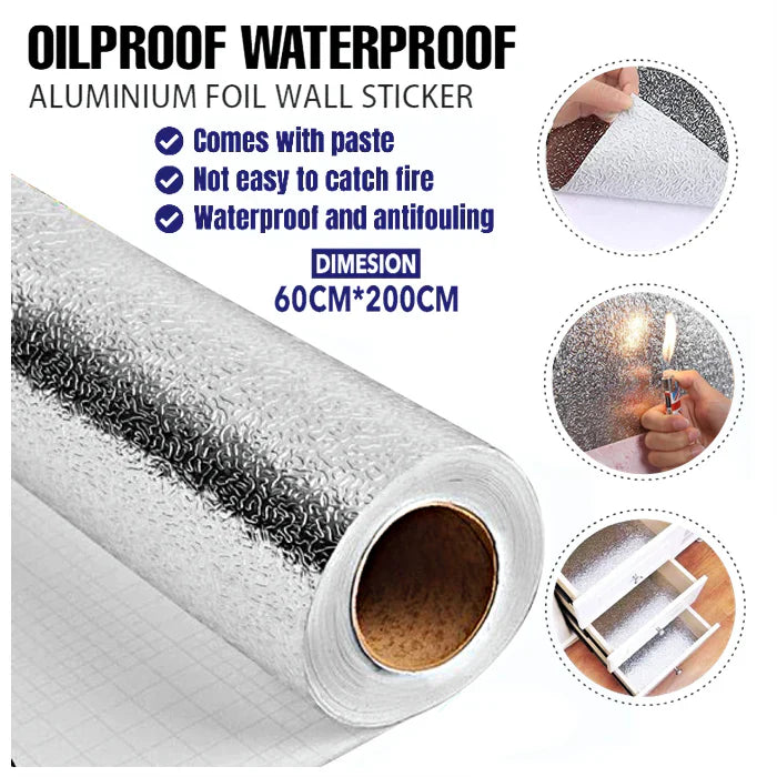 Aluminum Foil Self Adhesive Wall Stickers
